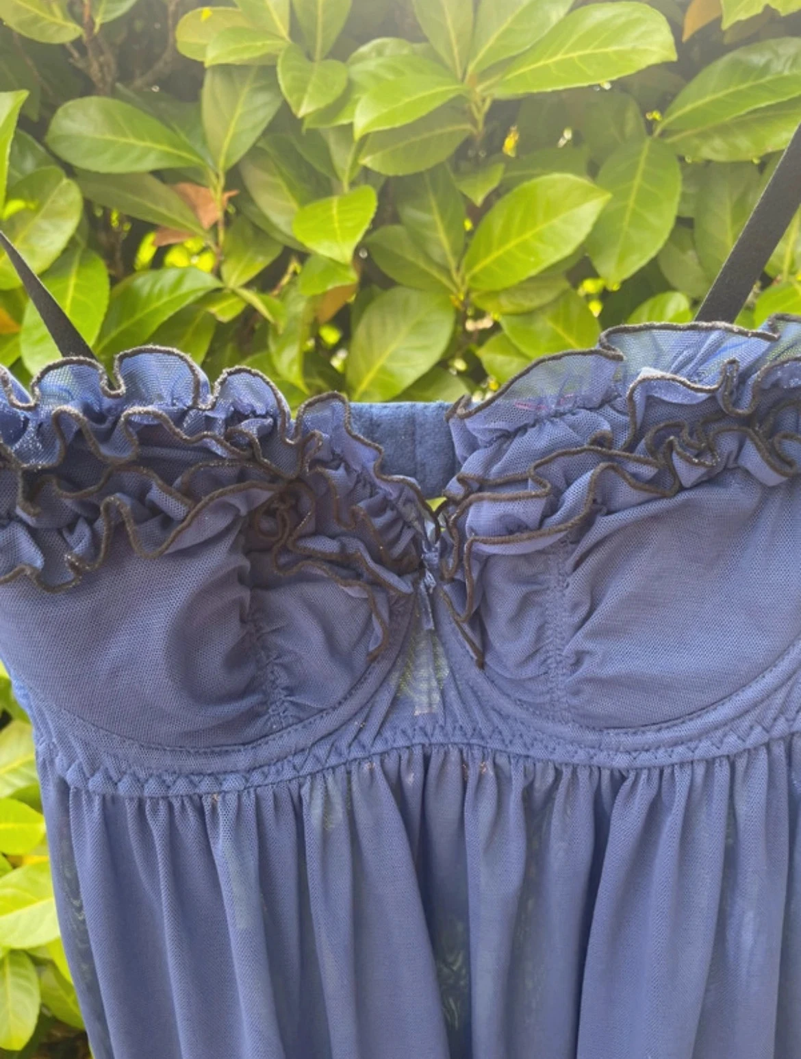 Sexy blauwe nachthemd – photo 3